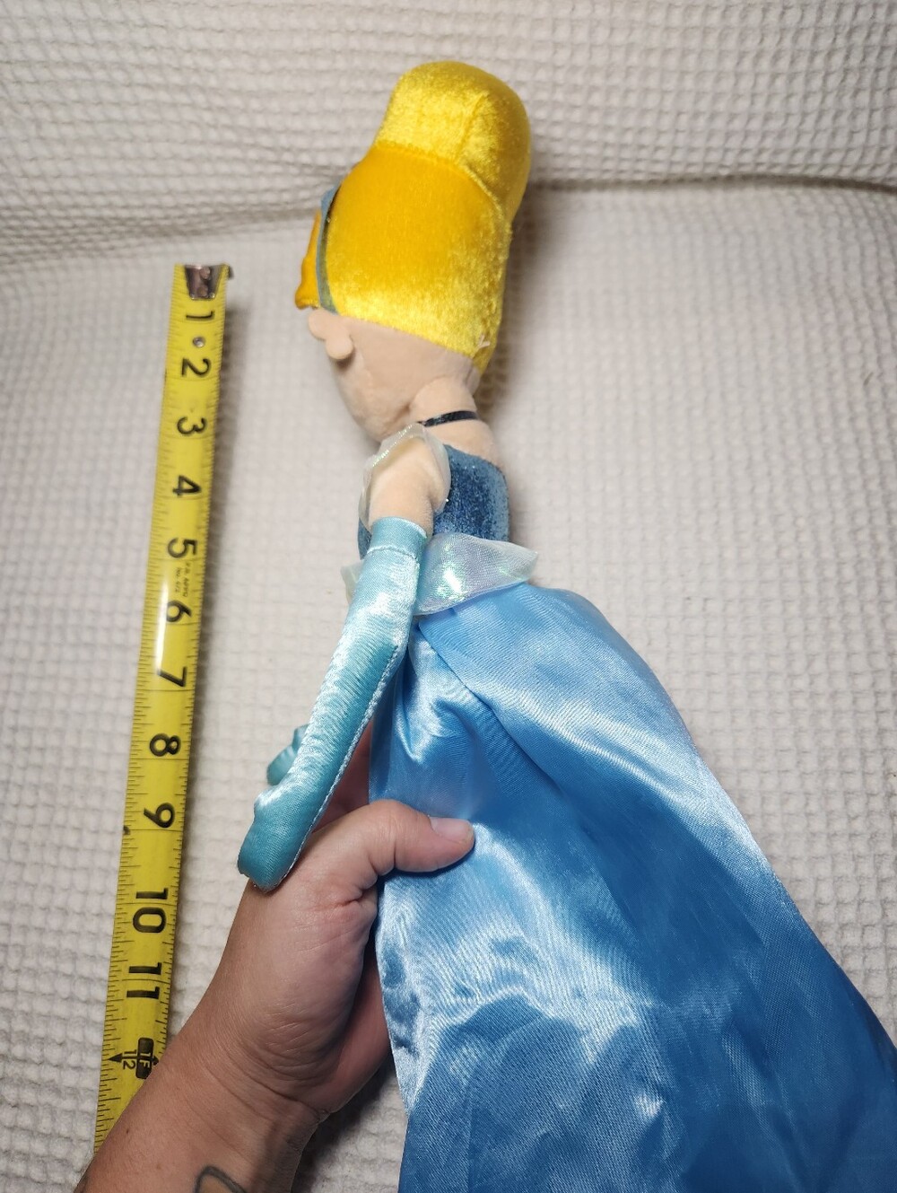 Ty Sparkle Cinderella Blue Princess Plush Doll with Sparkle Dress - Picture 5 of 9
